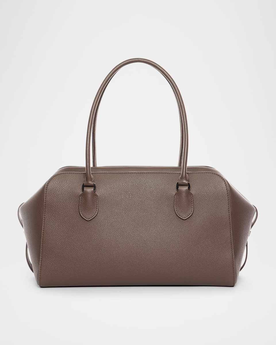 Ew Bowling Bag in Lux Grained Leather